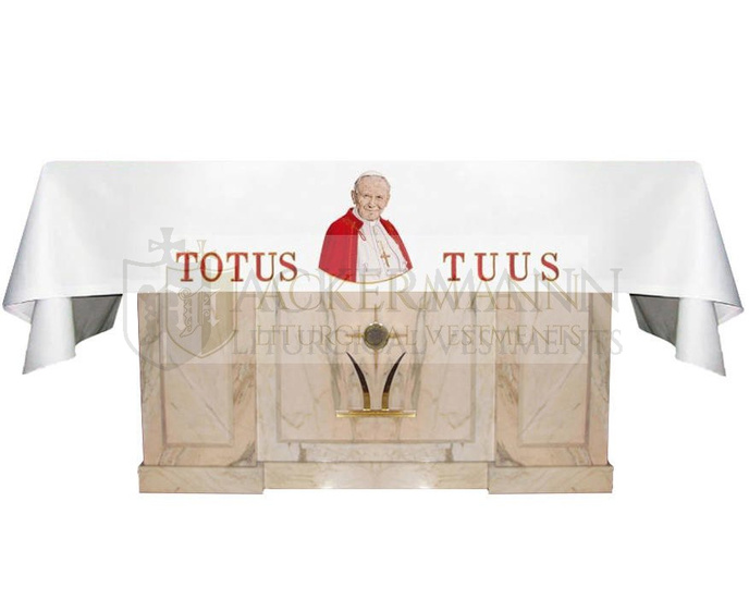 Altar cloth "Totus Tuus"