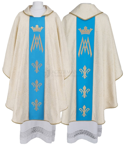 Marian Gothic Chasuble model 085