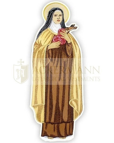 Large embroidered Applique St. Teresa